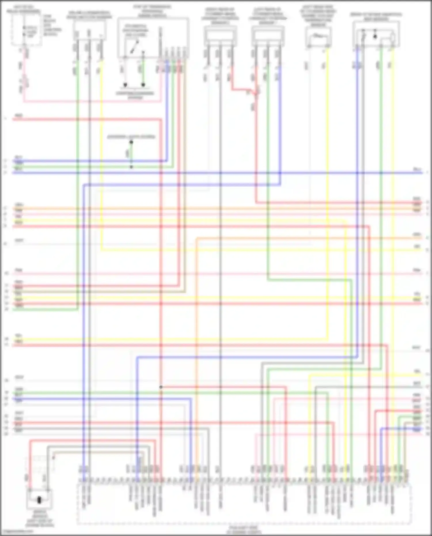 Sonata Hyundai VII (2014-2017): Wiring diagram engine performance 2.0l hybrid, mfi control circuit (2 of 6)
