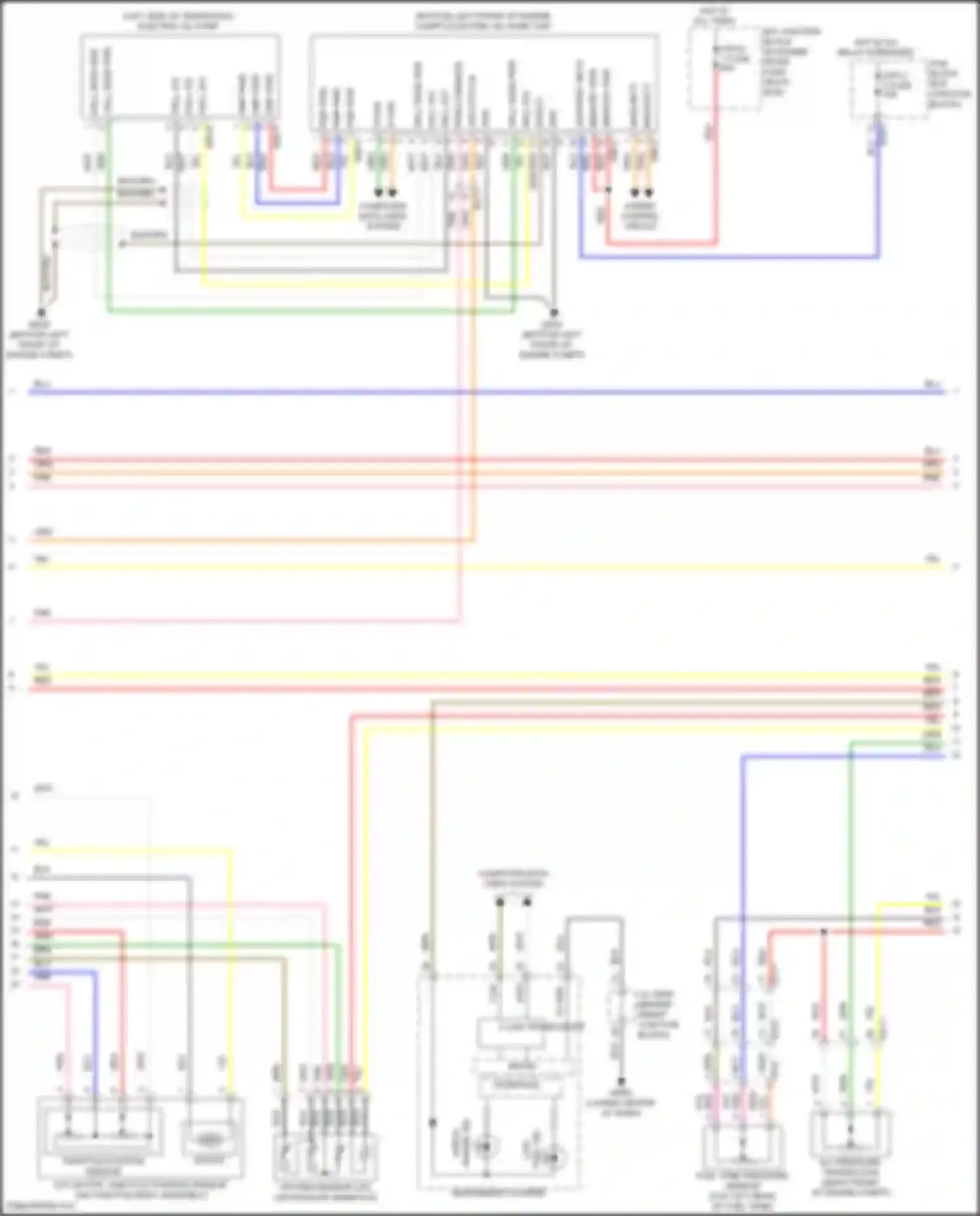 Sonata Hyundai VII (2014-2017): Wiring diagram engine performance 2.0l hybrid, mfi control circuit (3 of 6)