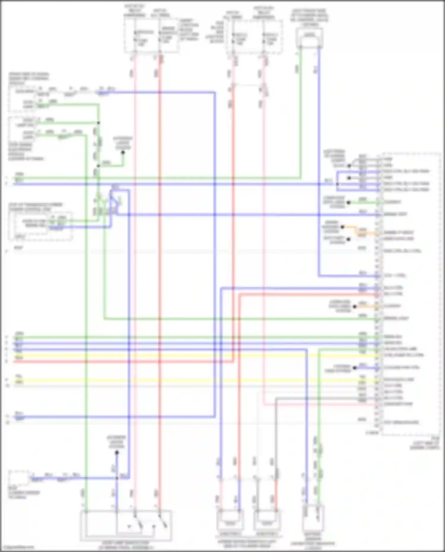 Sonata Hyundai VII (2014-2017): Wiring diagram engine performance 2.0l hybrid, mfi control circuit (6 of 6)
