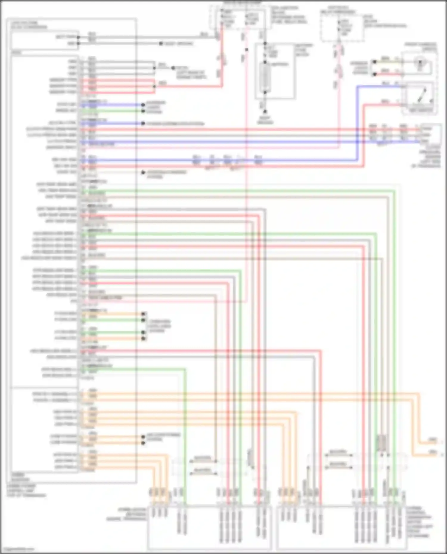 Sonata Hyundai VII (2014-2017): Wiring diagram engine performance 2.0l plug-in hybrid, hybrid control circuit (1 of 8)