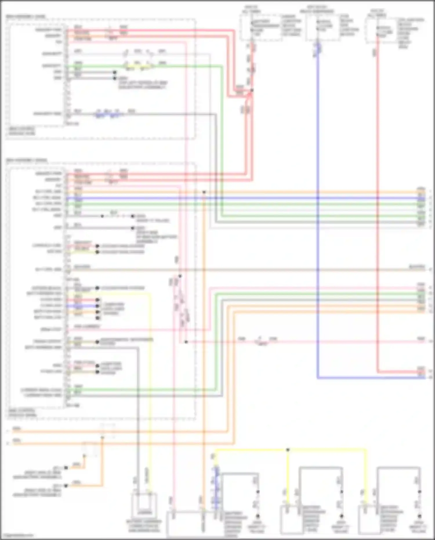 Sonata Hyundai VII (2014-2017): Wiring diagram engine performance 2.0l plug-in hybrid, hybrid control circuit (2 of 8)
