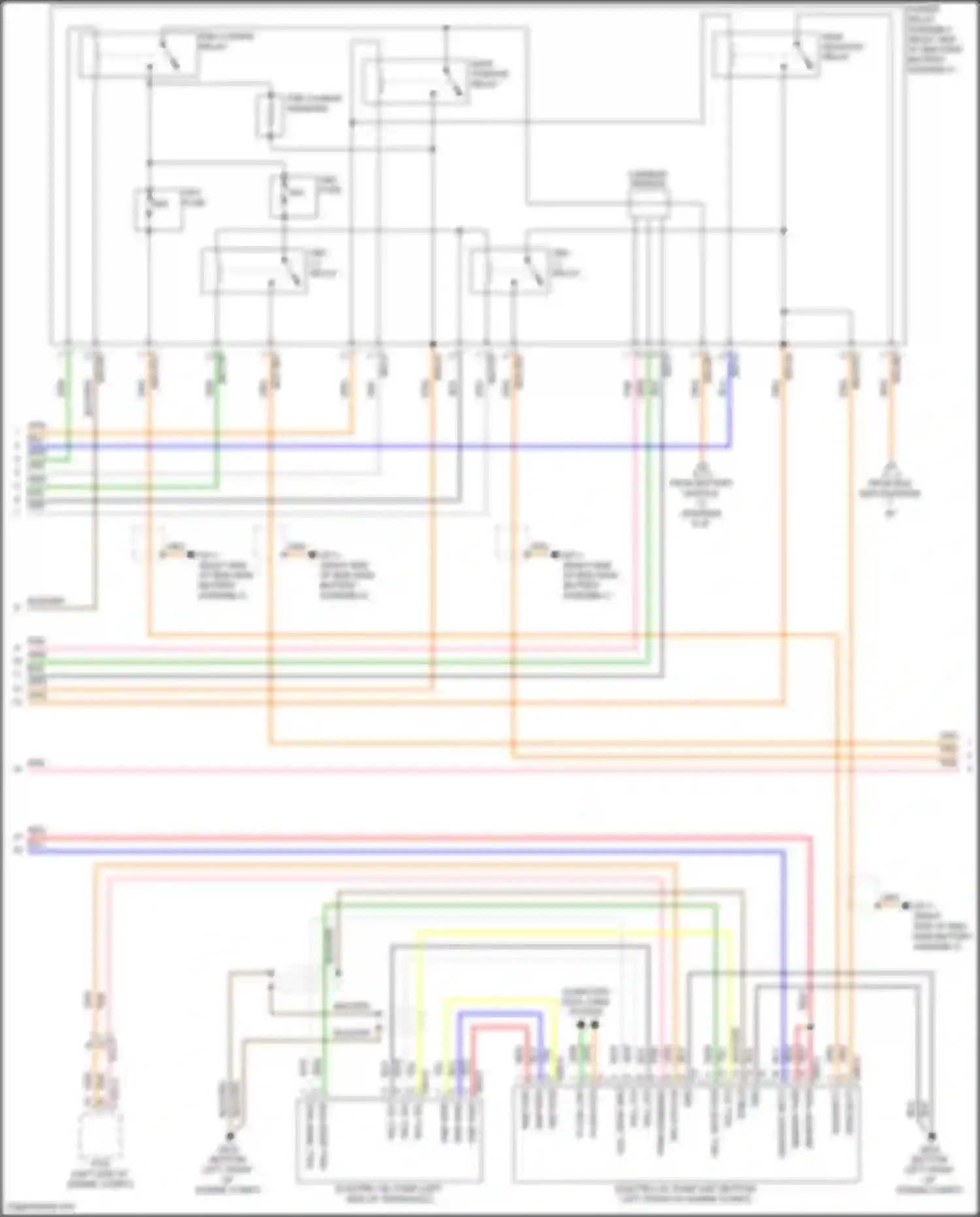 Sonata Hyundai VII (2014-2017): Wiring diagram engine performance 2.0l plug-in hybrid, hybrid control circuit (3 of 8)