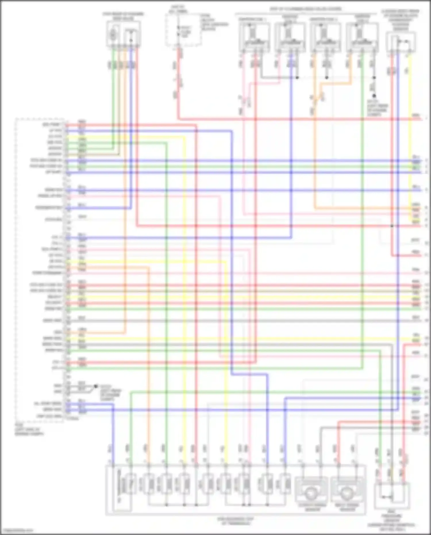 Sonata Hyundai VII (2014-2017): Wiring diagram engine performance 2.0l plug-in hybrid, mfi control circuit (1 of 6)