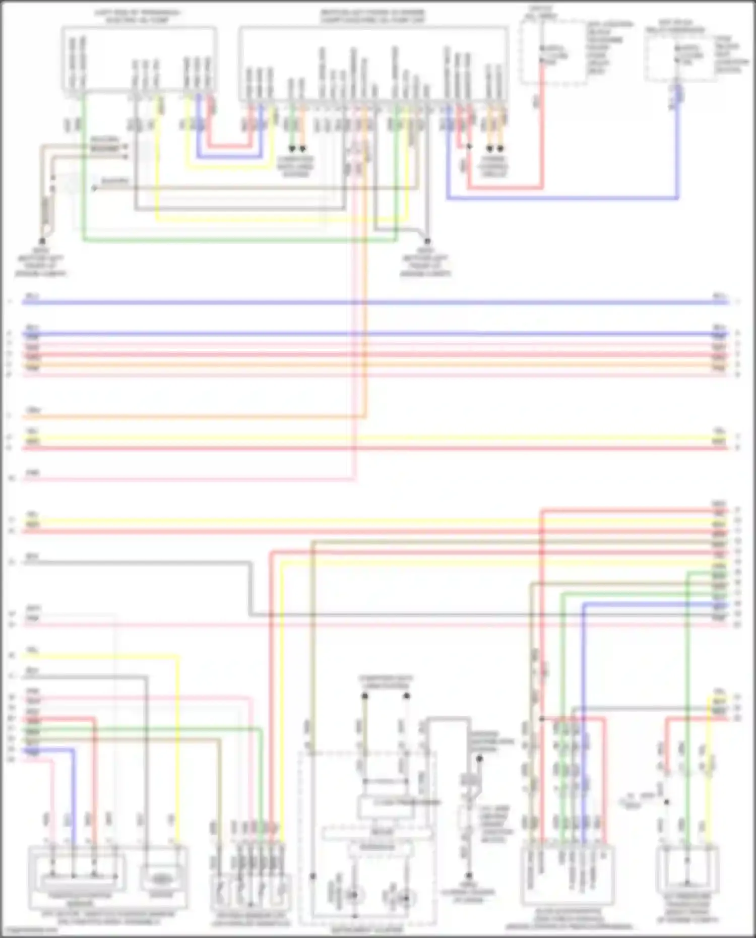 Sonata Hyundai VII (2014-2017): Wiring diagram engine performance 2.0l plug-in hybrid, mfi control circuit (3 of 6)