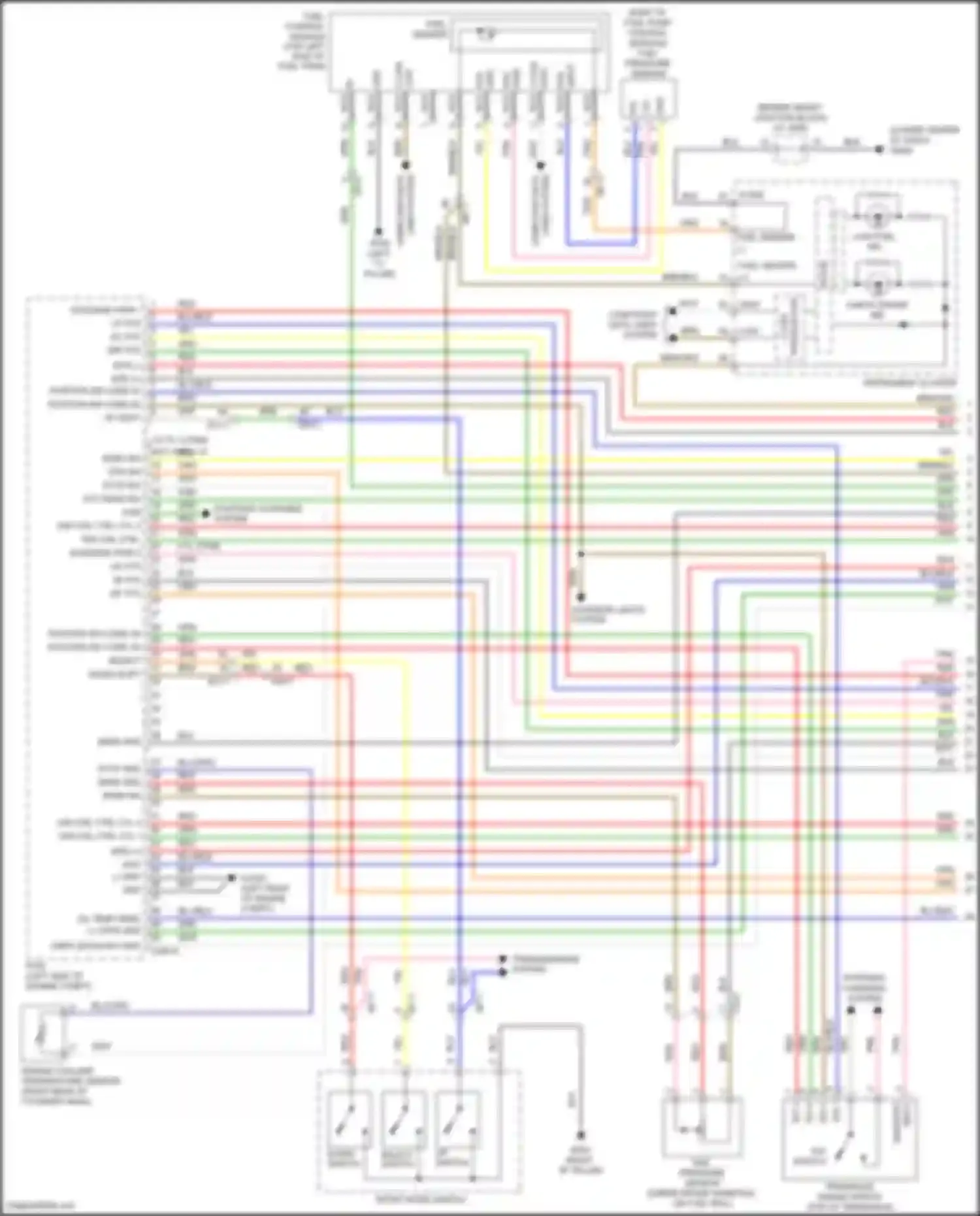 Sonata Hyundai VII (2014-2017): Wiring diagram engine performance 2.0l turbo (1 of 6)