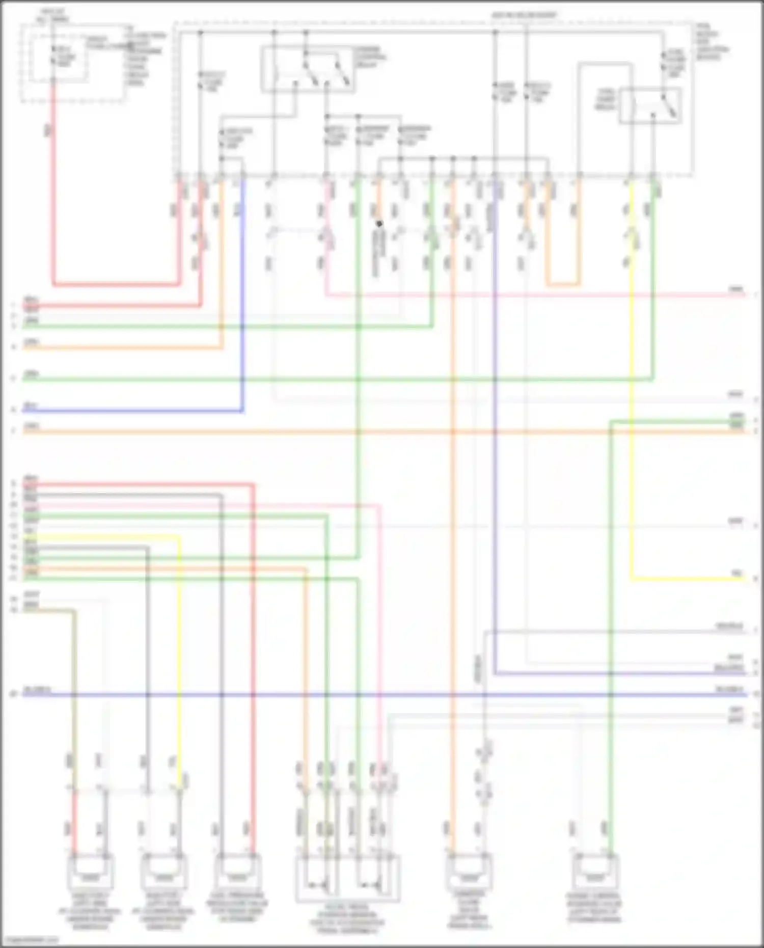 Sonata Hyundai VII (2014-2017): Wiring diagram engine performance 2.0l turbo (5 of 6)