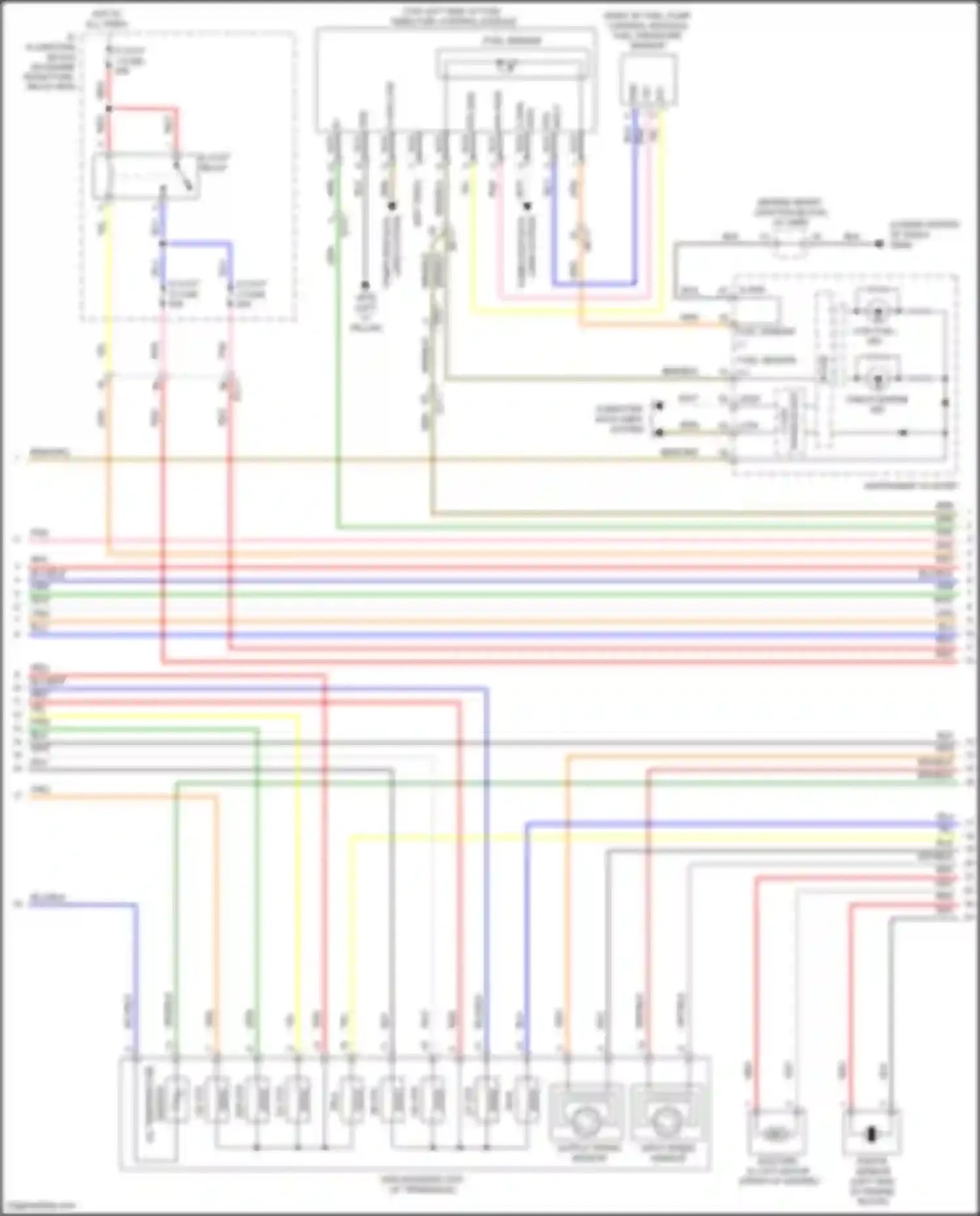 Sonata Hyundai VII (2014-2017): Wiring diagram engine performance 2.4l (2 of 6)