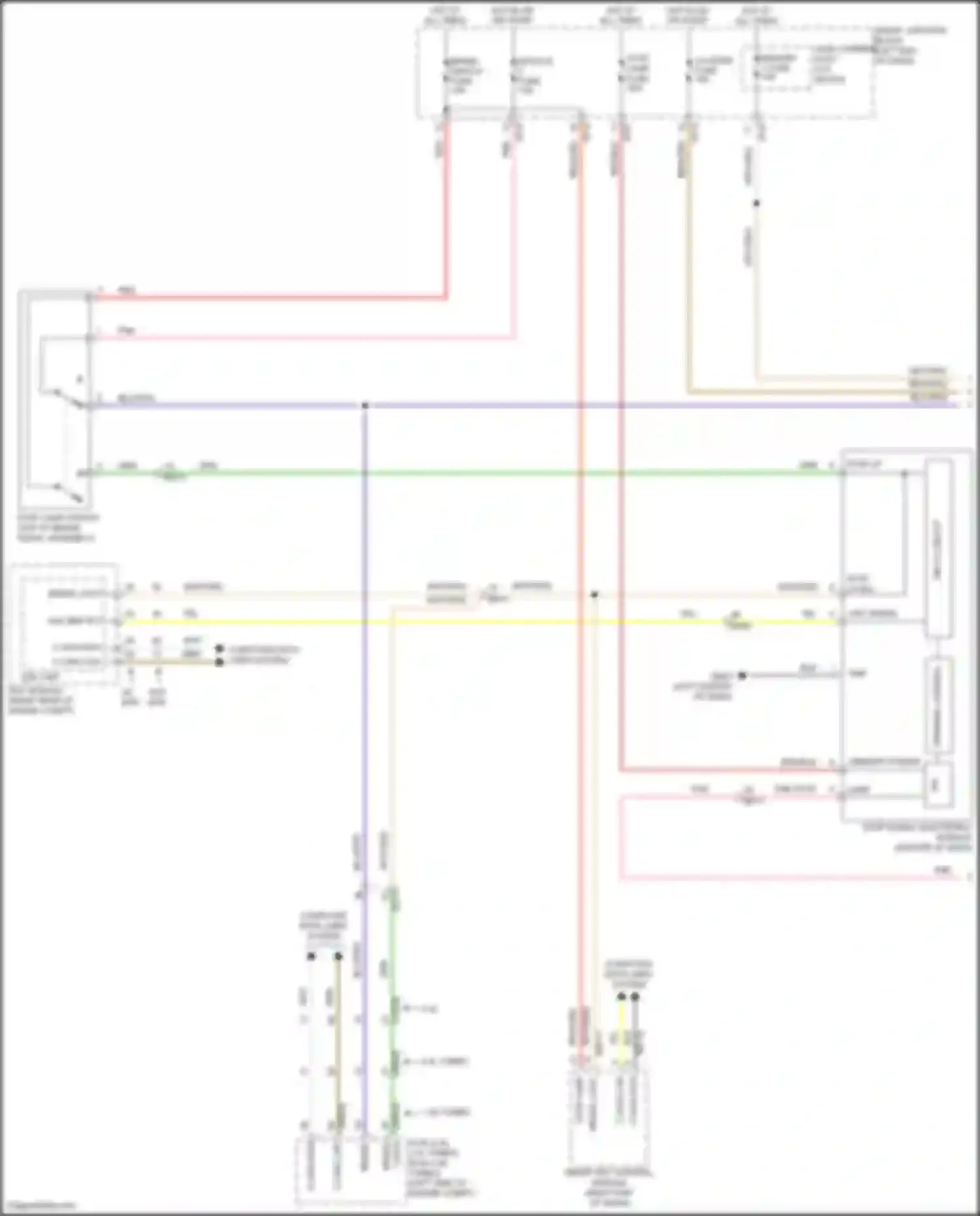 Sonata Hyundai VII (2014-2017): Exterior lamps circuit, except hybrid (1 of 3)