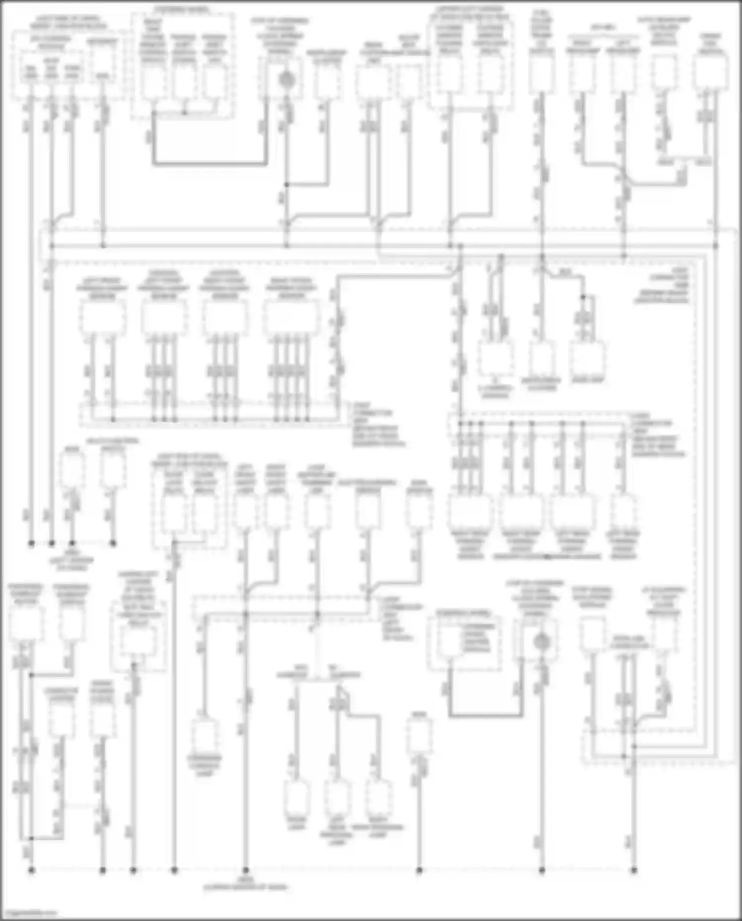 Sonata Hyundai VII (2014-2017): 2.0l hybrid, ground distribution circuit (1 of 5)