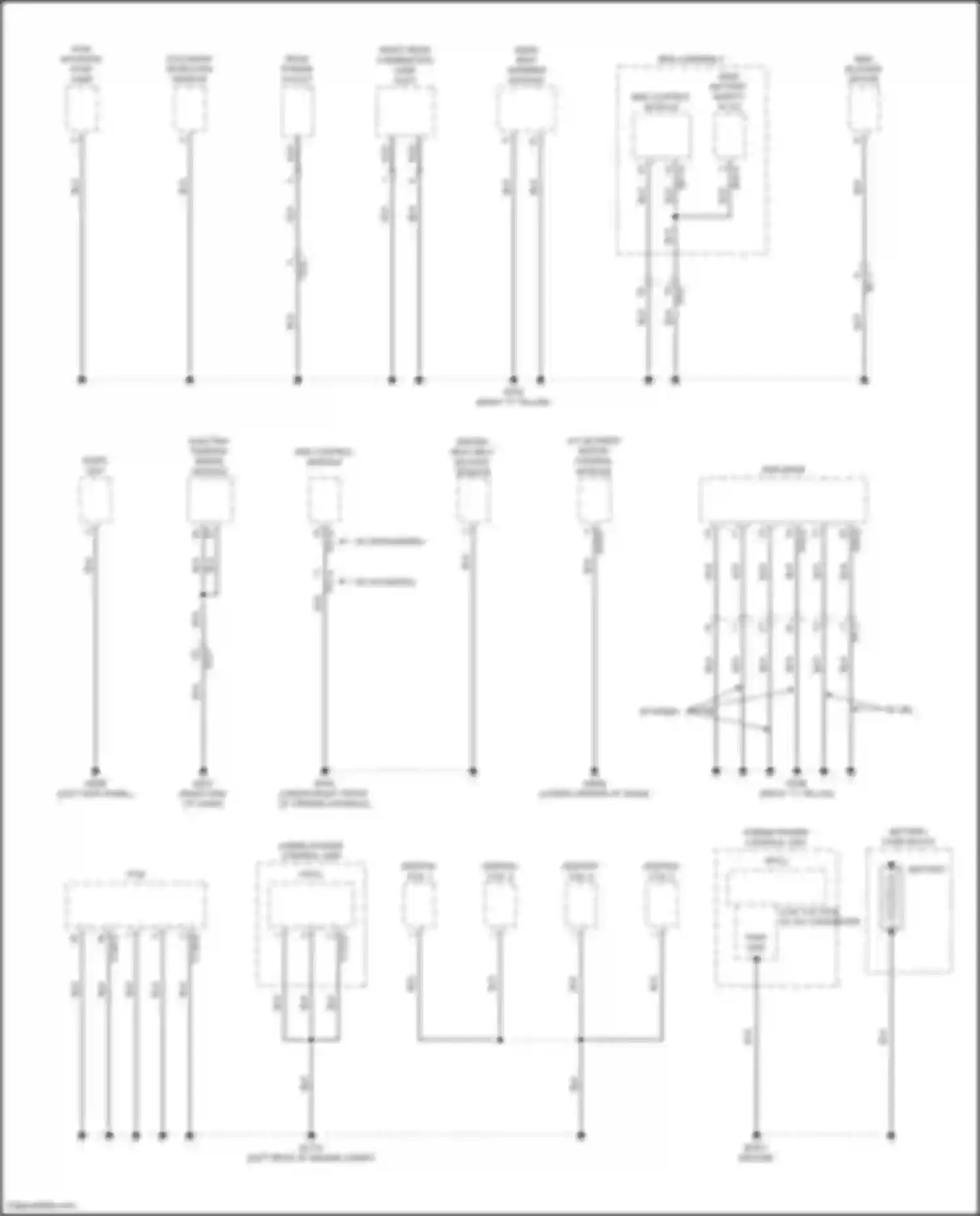 Sonata Hyundai VII (2014-2017): 2.0l hybrid, ground distribution circuit (5 of 5)