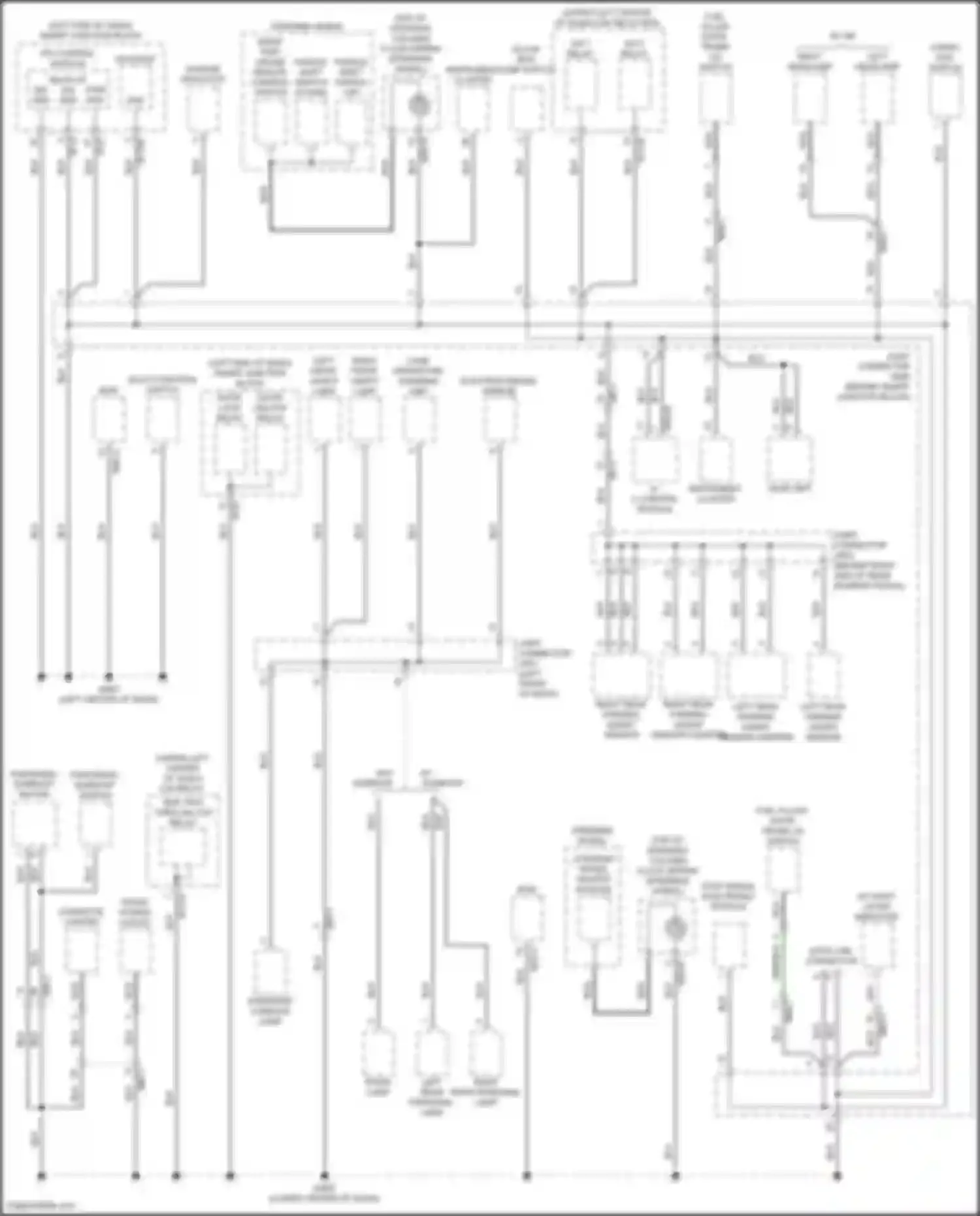 Sonata Hyundai VII (2014-2017): 2.0l plug-in hybrid, ground distribution circuit (1 of 5)