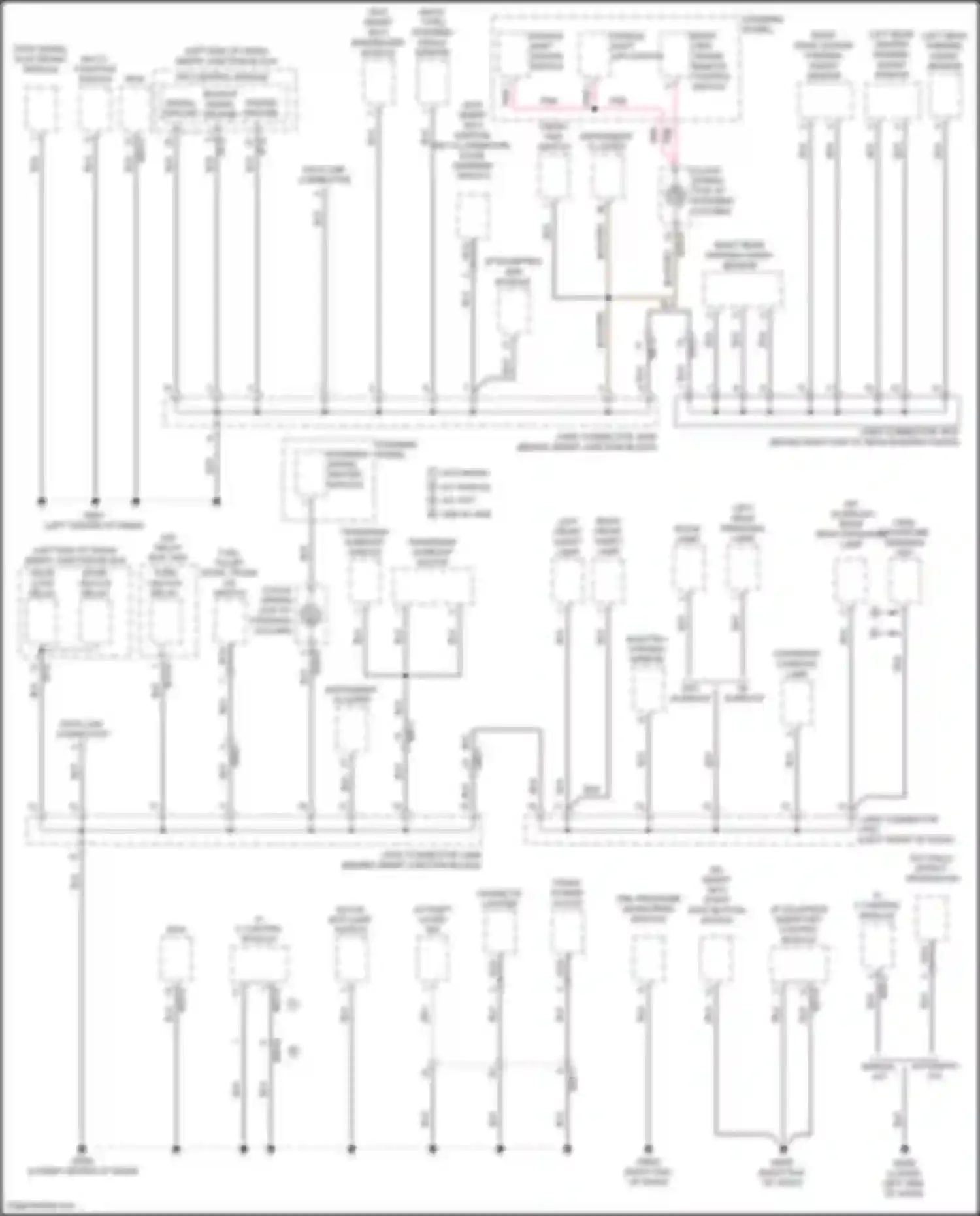 Sonata Hyundai VII (2014-2017): 2.4l, ground distribution circuit (1 of 4)