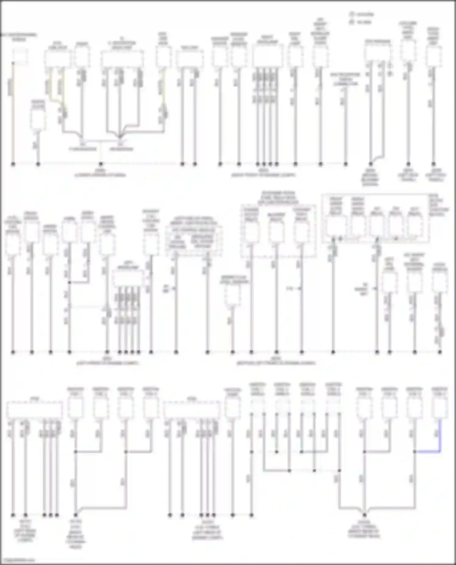 Sonata Hyundai VII (2014-2017): 2.4l, ground distribution circuit (2 of 4)