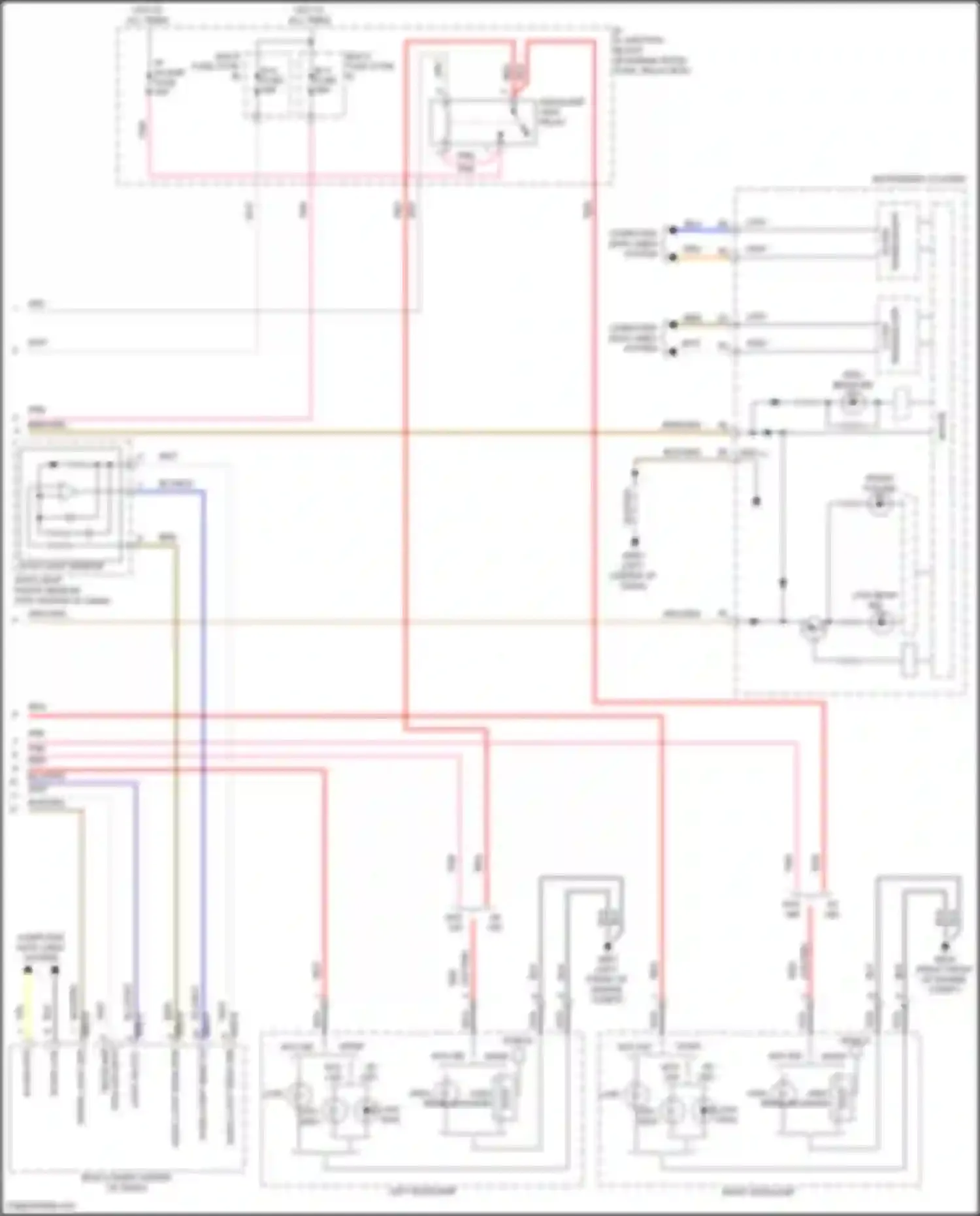 Sonata Hyundai VII (2014-2017): Autolamps circuit, except hybrid (2 of 2)