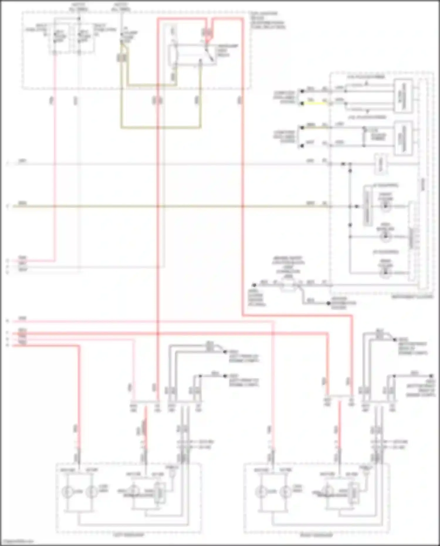 Sonata Hyundai VII (2014-2017): Headlamps circuit, hybrid (3 of 3)
