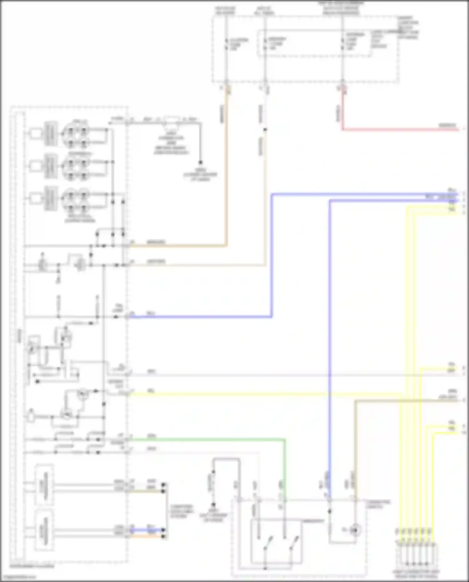 Sonata Hyundai VII (2014-2017): Instrument illumination circuit, except hybrid (1 of 3)