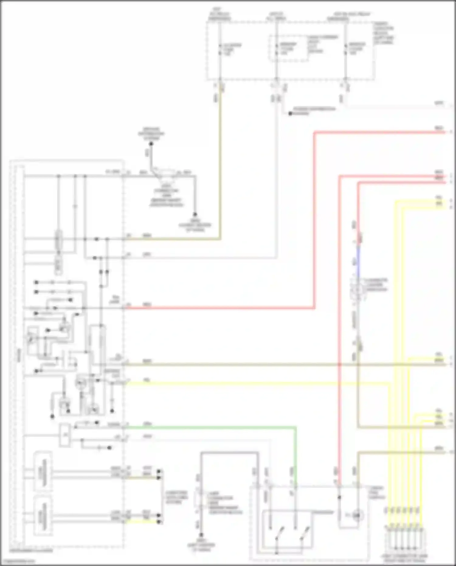 Sonata Hyundai VII (2014-2017): Instrument illumination circuit, hybrid (1 of 3)