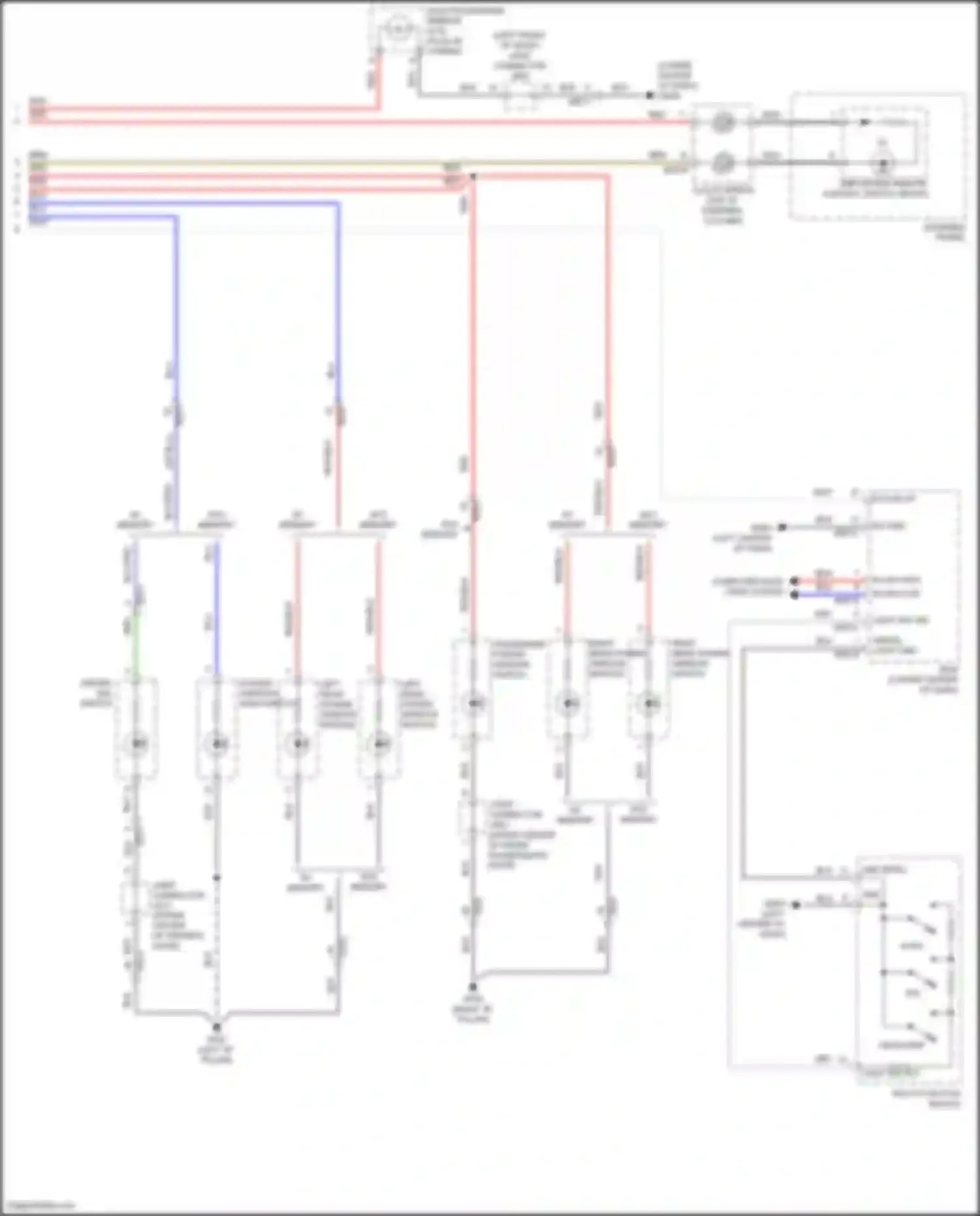 Sonata Hyundai VII (2014-2017): Instrument illumination circuit, hybrid (3 of 3)