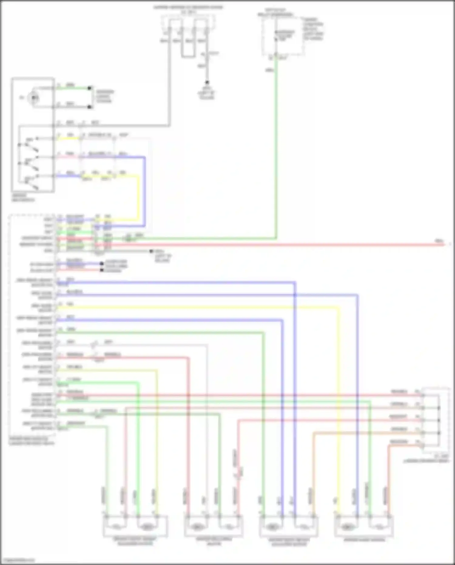 Sonata Hyundai VII (2014-2017): Memory mirrors circuit, hybrid (1 of 3)