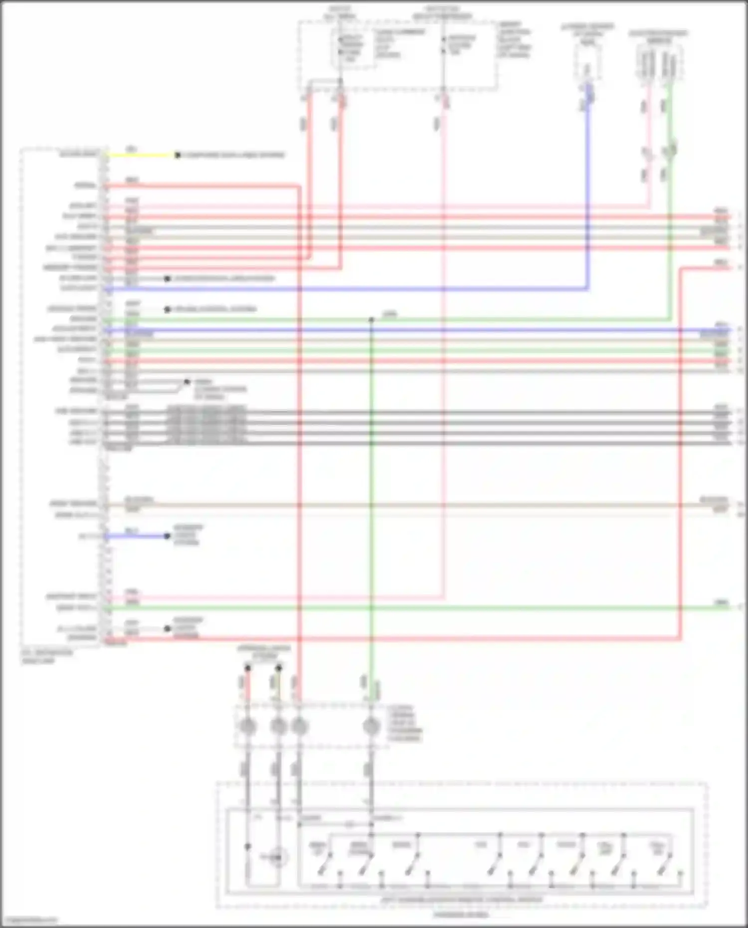 Sonata Hyundai VII (2014-2017): Navigation circuit, hybrid w/ jbl amplifier (1 of 3)