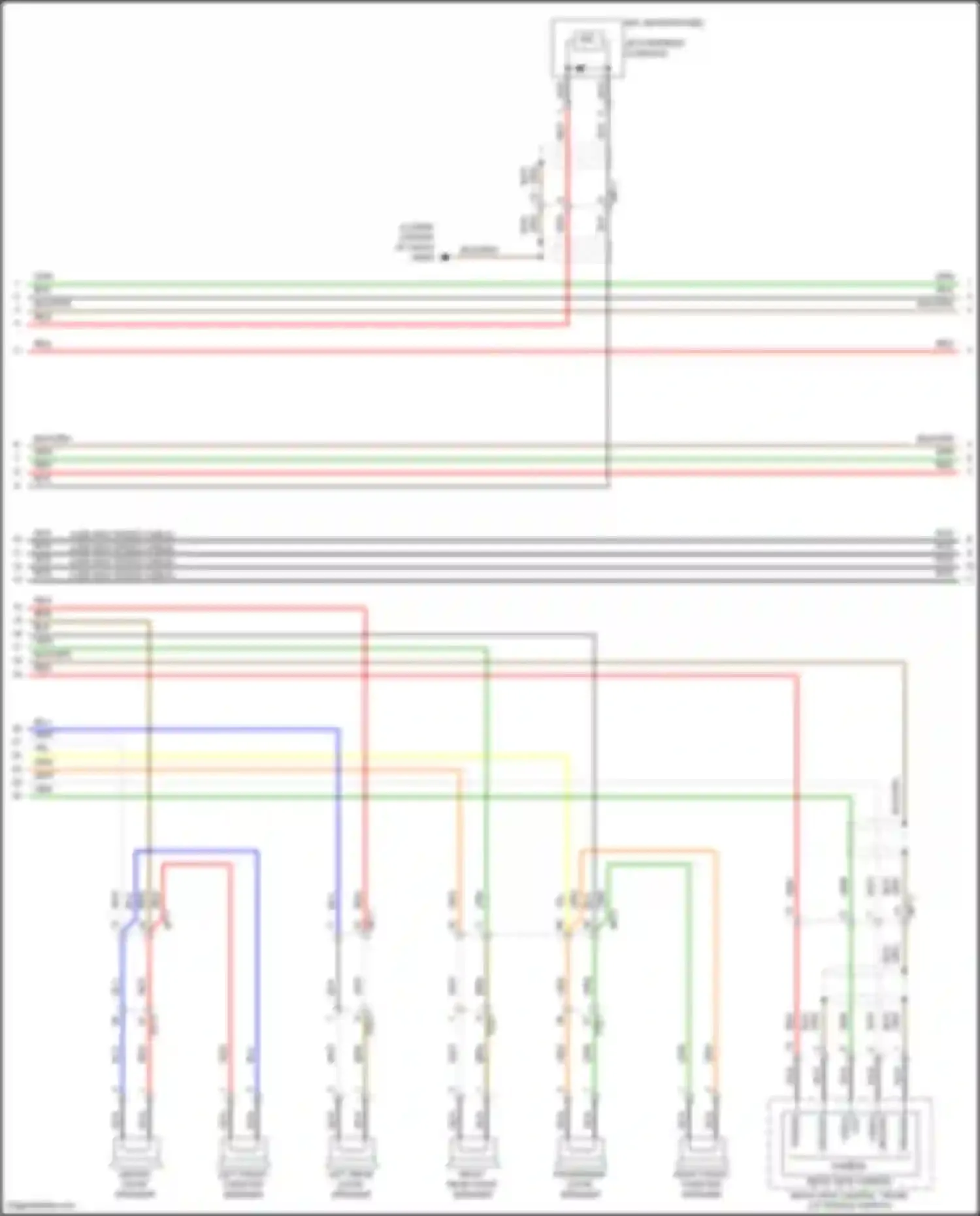 Sonata Hyundai VII (2014-2017): Navigation circuit, hybrid w/o mobis & jbl amplifier (2 of 3)