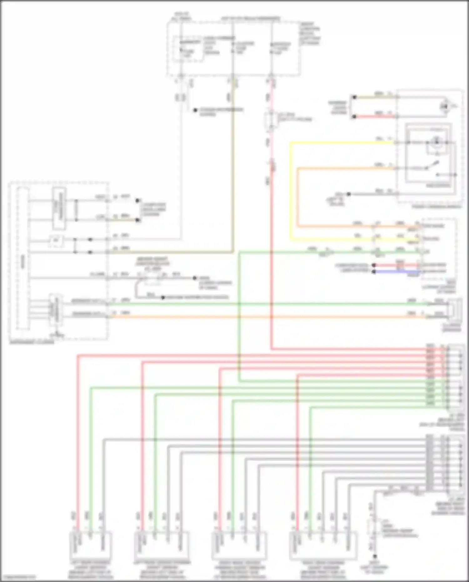 Sonata Hyundai VII (2014-2017): Parking assistant circuit, plug-in hybrid