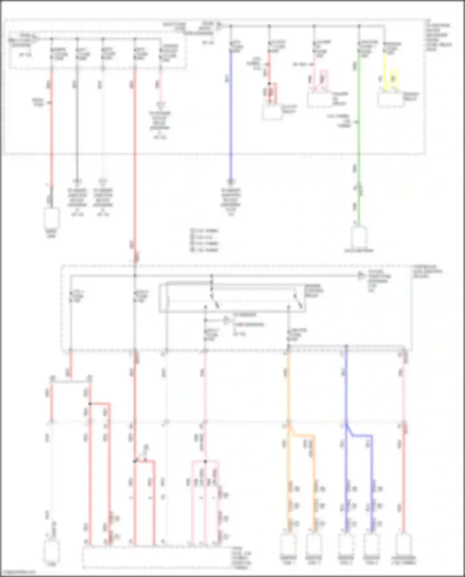 Sonata Hyundai VII (2014-2017): Power distribution circuit, except hybrid (2 of 10)