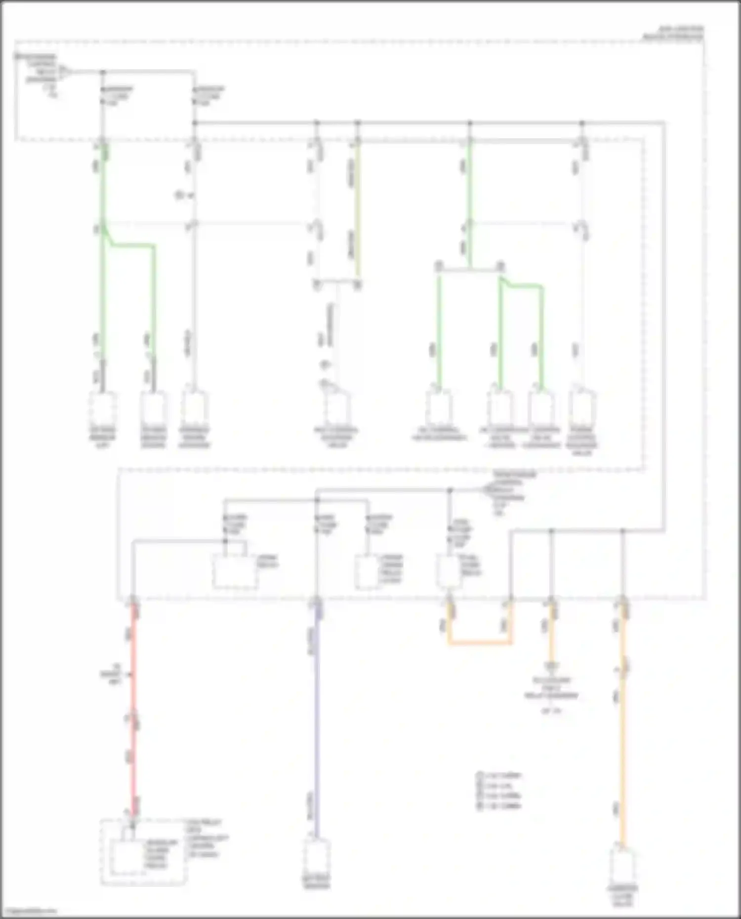 Sonata Hyundai VII (2014-2017): Power distribution circuit, except hybrid (3 of 10)