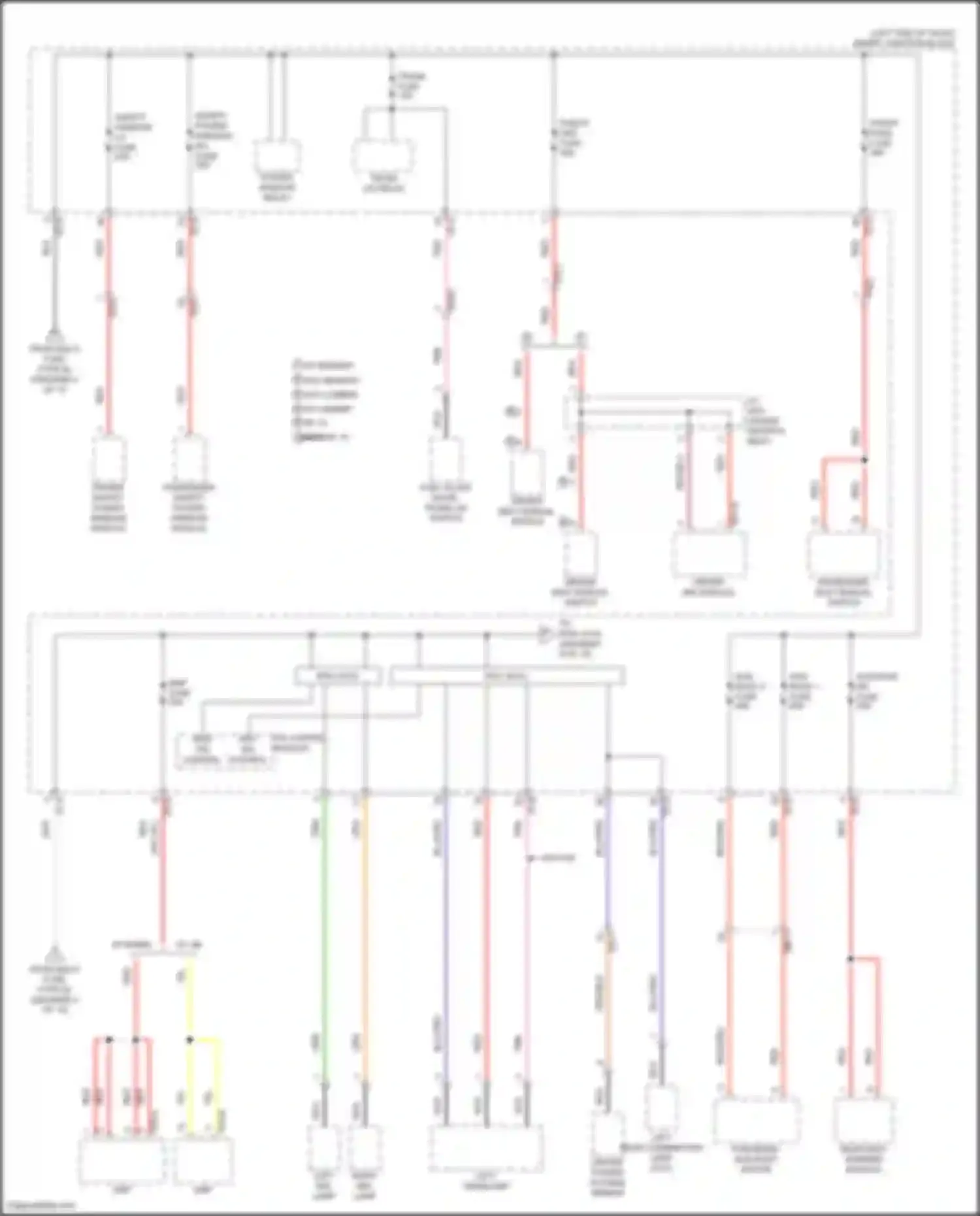 Sonata Hyundai VII (2014-2017): Power distribution circuit, except hybrid (8 of 10)
