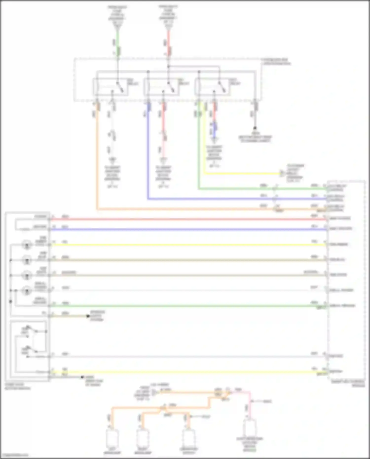 Sonata Hyundai VII (2014-2017): Power distribution circuit, hybrid (7 of 11)