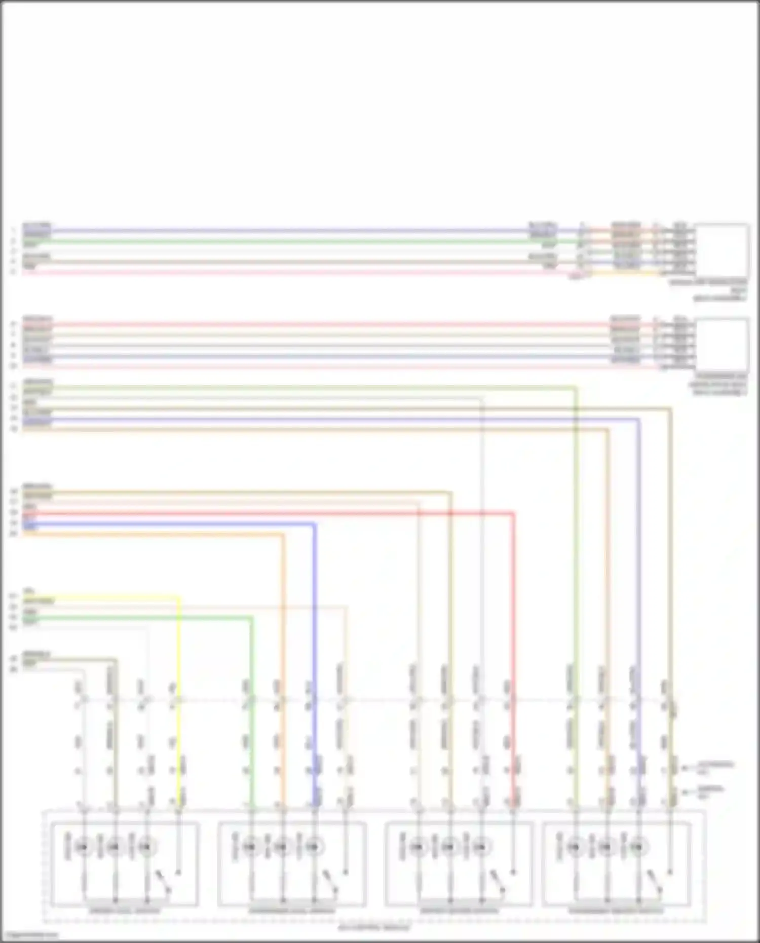 Sonata Hyundai VII (2014-2017): Seat ventilation circuit, except hybrid (2 of 2)