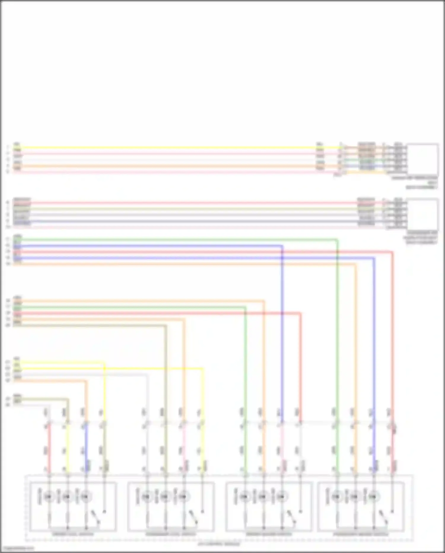 Sonata Hyundai VII (2014-2017): Seat ventilation circuit, hybrid (2 of 2)