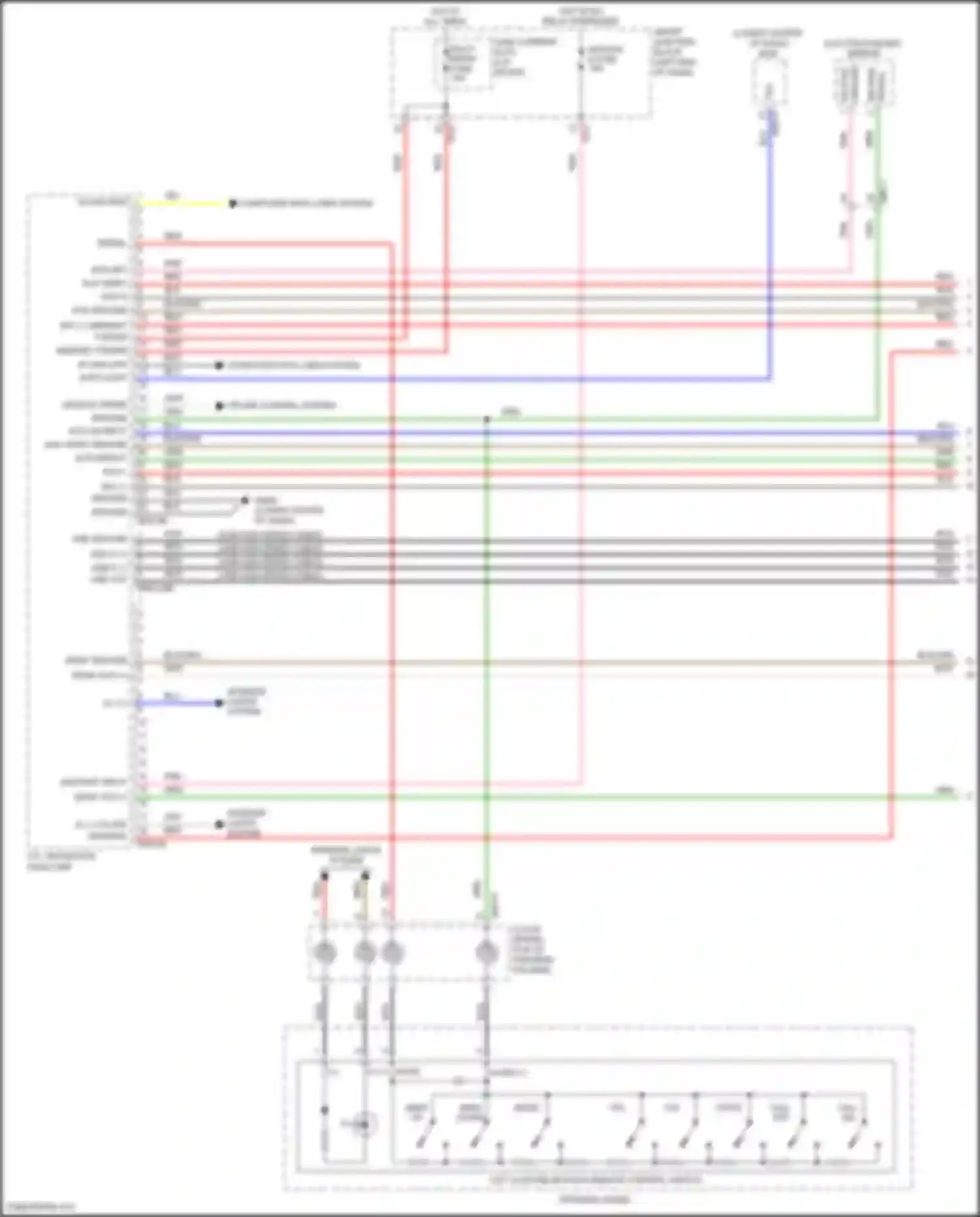 Sonata Hyundai VII (2014-2017): Radio circuit, hybrid w/ navigation & mobis amplifier (1 of 3)