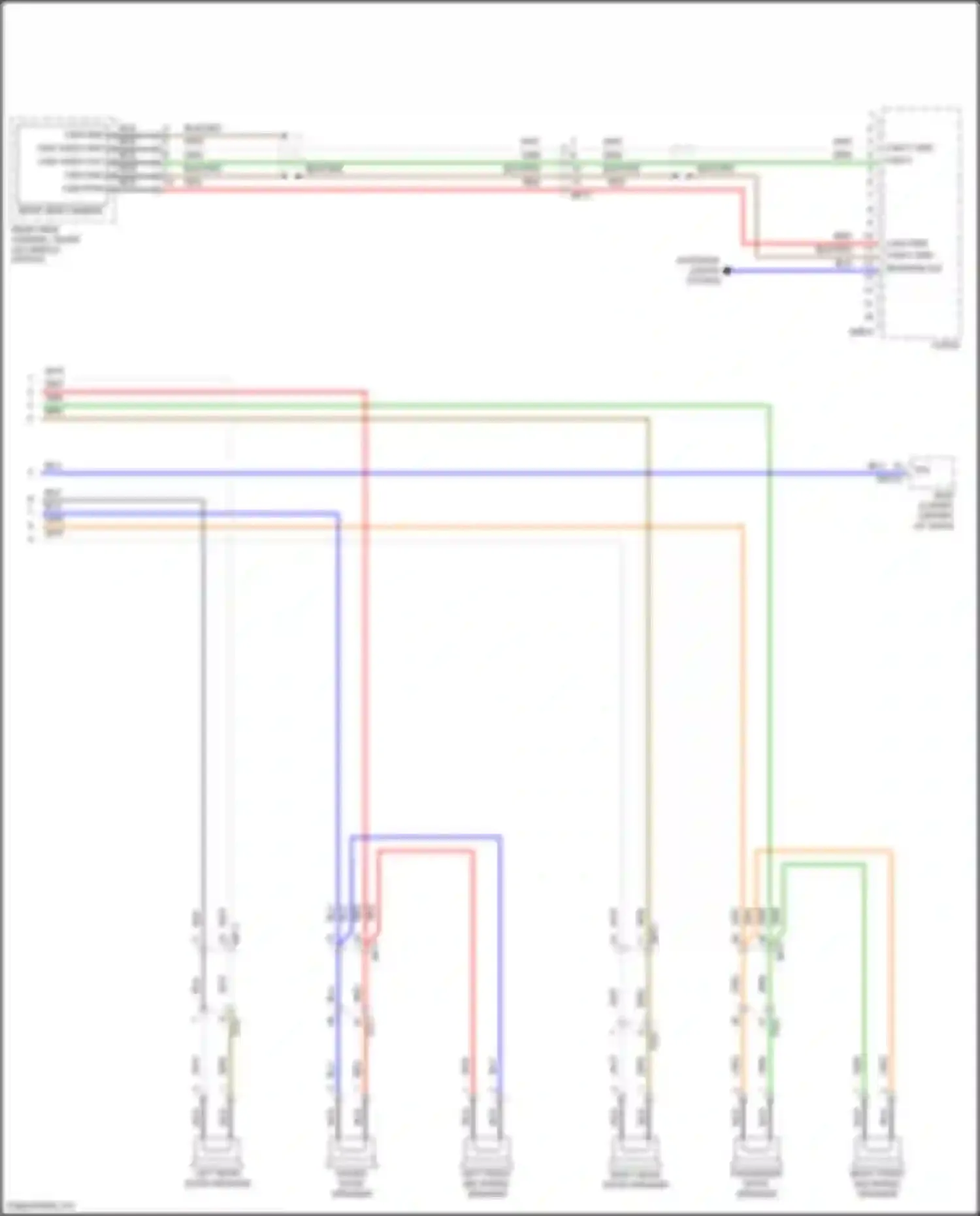 Sonata Hyundai VII (2014-2017): Radio circuit, hybrid w/o navigation, mobis & jbl amplifier (2 of 2)