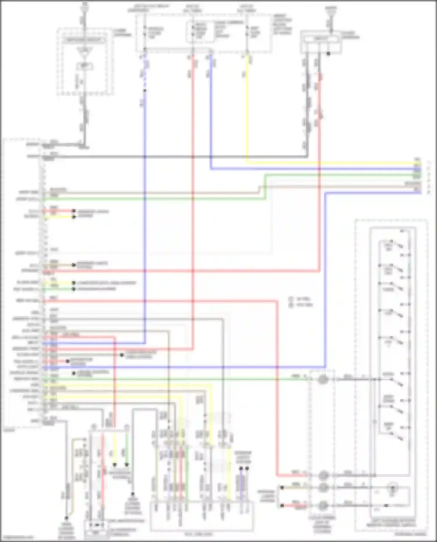 Sonata Hyundai VII (2014-2017): Radio circuit, hybrid w/o navigation w/ jbl amplifier (1 of 2)