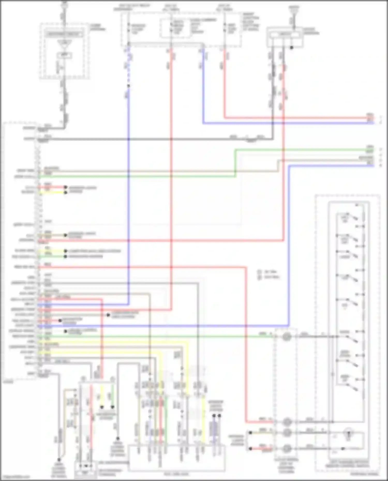Sonata Hyundai VII (2014-2017): Radio circuit, hybrid w/o navigation w/ mobis amplifier (1 of 2)