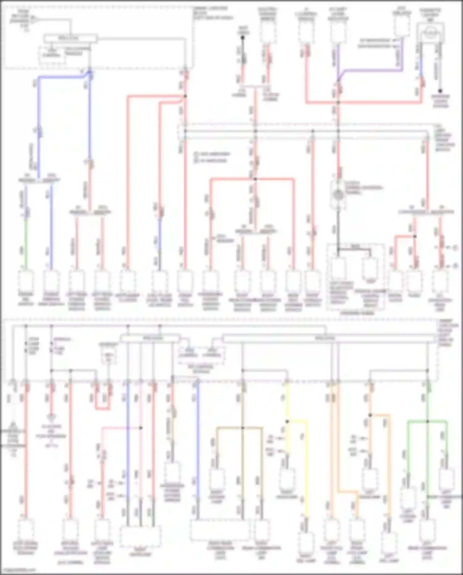 Wiring diagram a/v, navigation head unit for Hyundai Sonata VII (2014-2017) (40 of 48)
