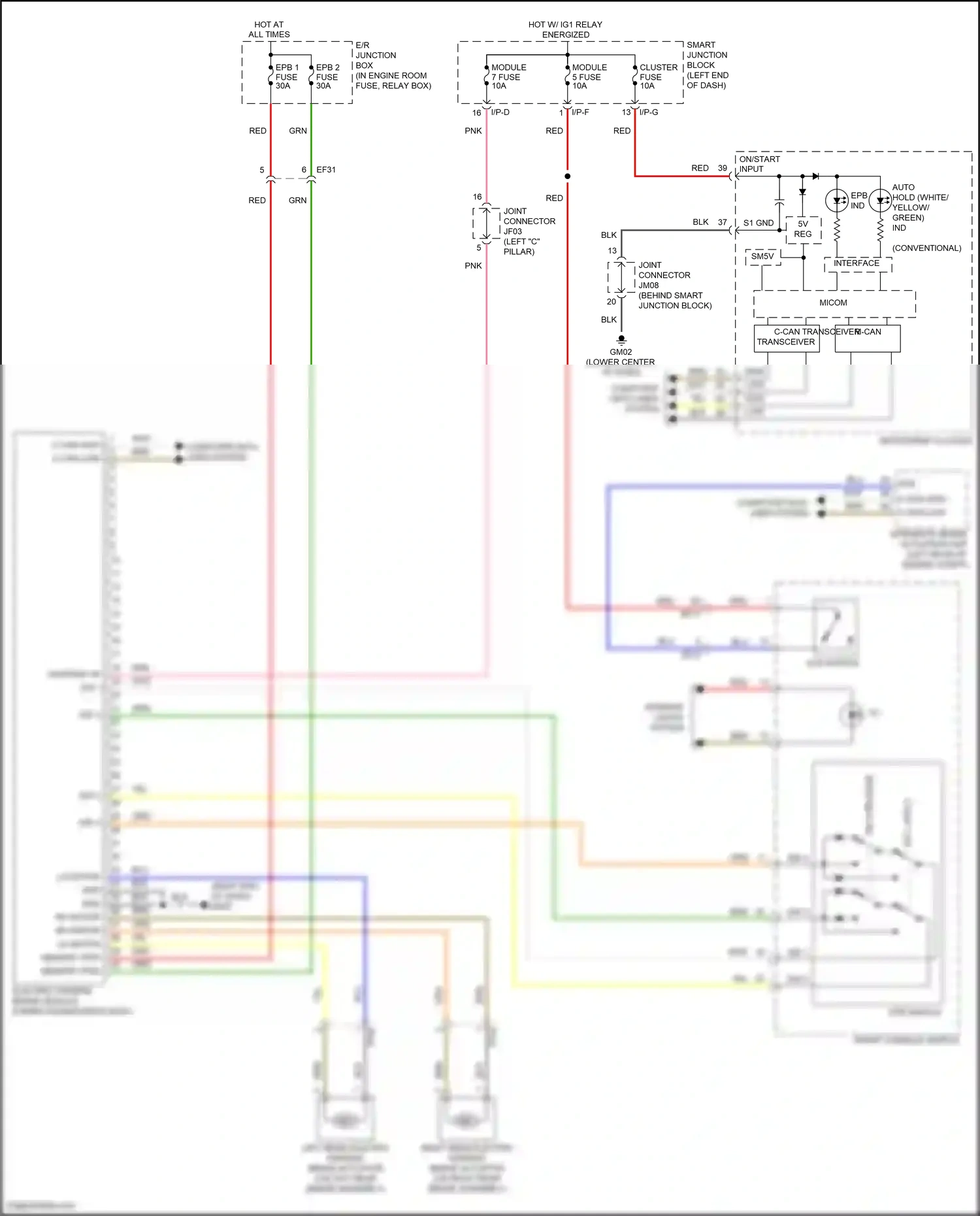 Wiring diagram blu for Hyundai Sonata VII (2014-2017) (7 of 319)