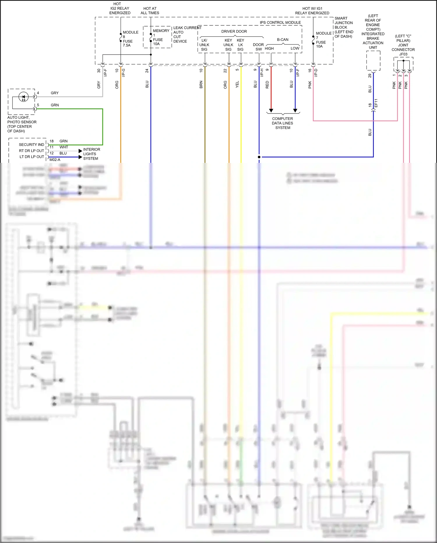 Wiring diagram blu for Hyundai Sonata VII (2014-2017) (211 of 319)