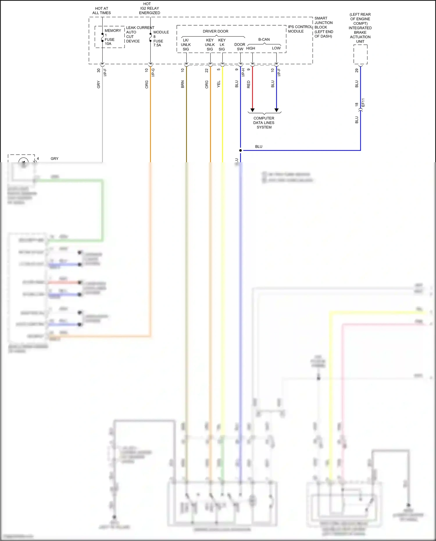 Wiring diagram blu for Hyundai Sonata VII (2014-2017) (230 of 319)