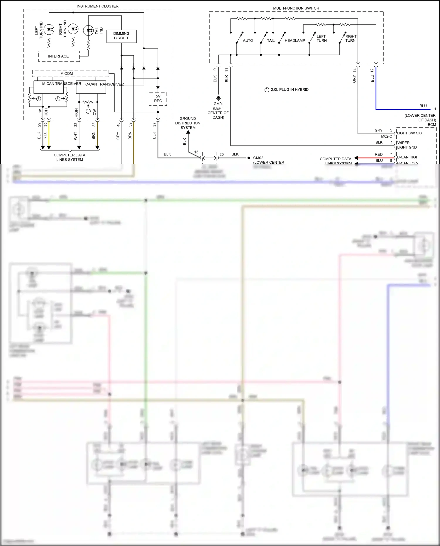 Wiring diagram blu for Hyundai Sonata VII (2014-2017) (148 of 319)