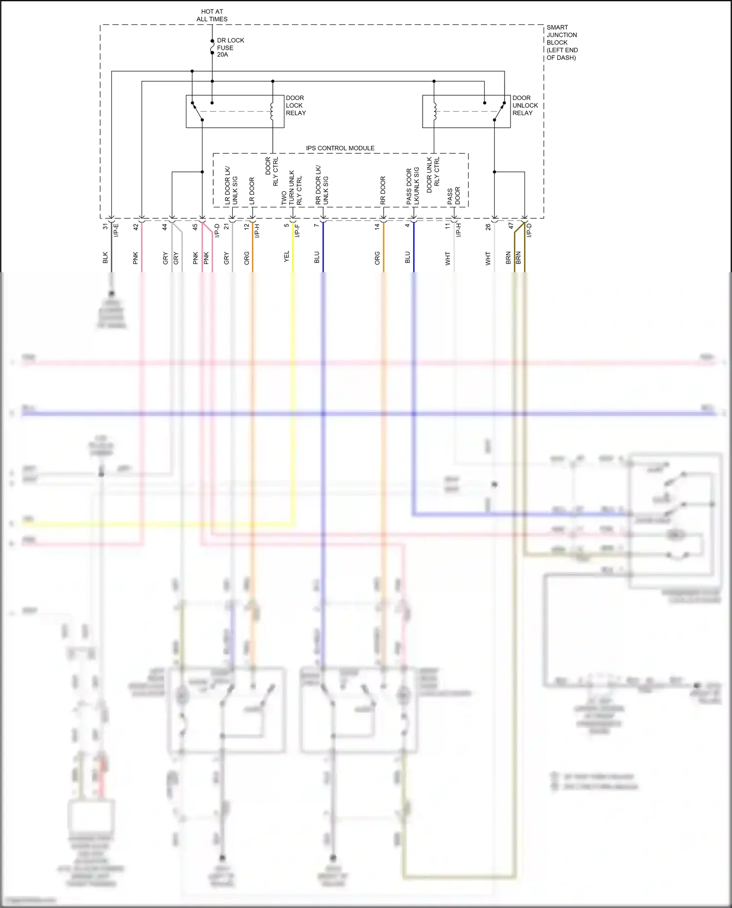 Wiring diagram blu for Hyundai Sonata VII (2014-2017) (229 of 319)