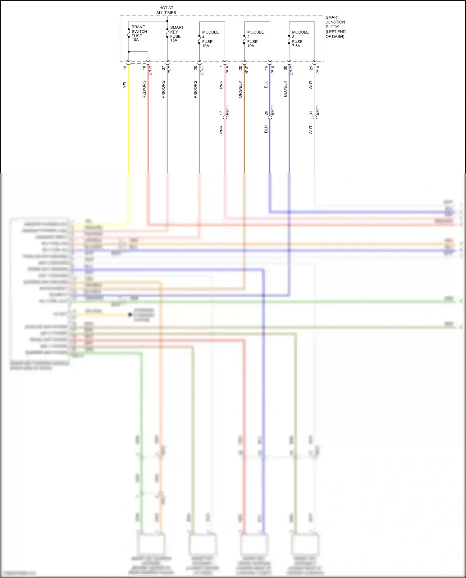 Wiring diagram blu for Hyundai Sonata VII (2014-2017) (47 of 319)
