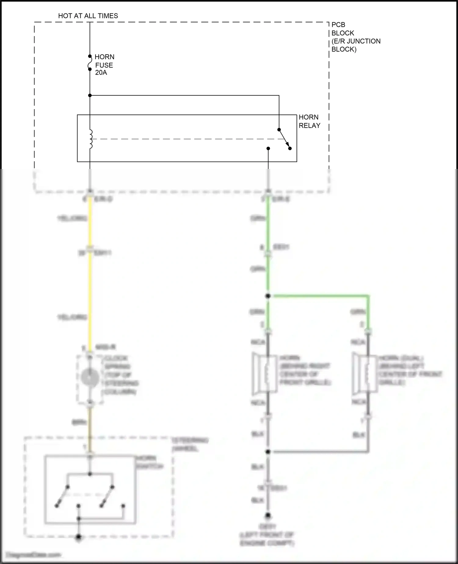 Wiring diagram brn for Hyundai Sonata VII (2014-2017) (74 of 259)
