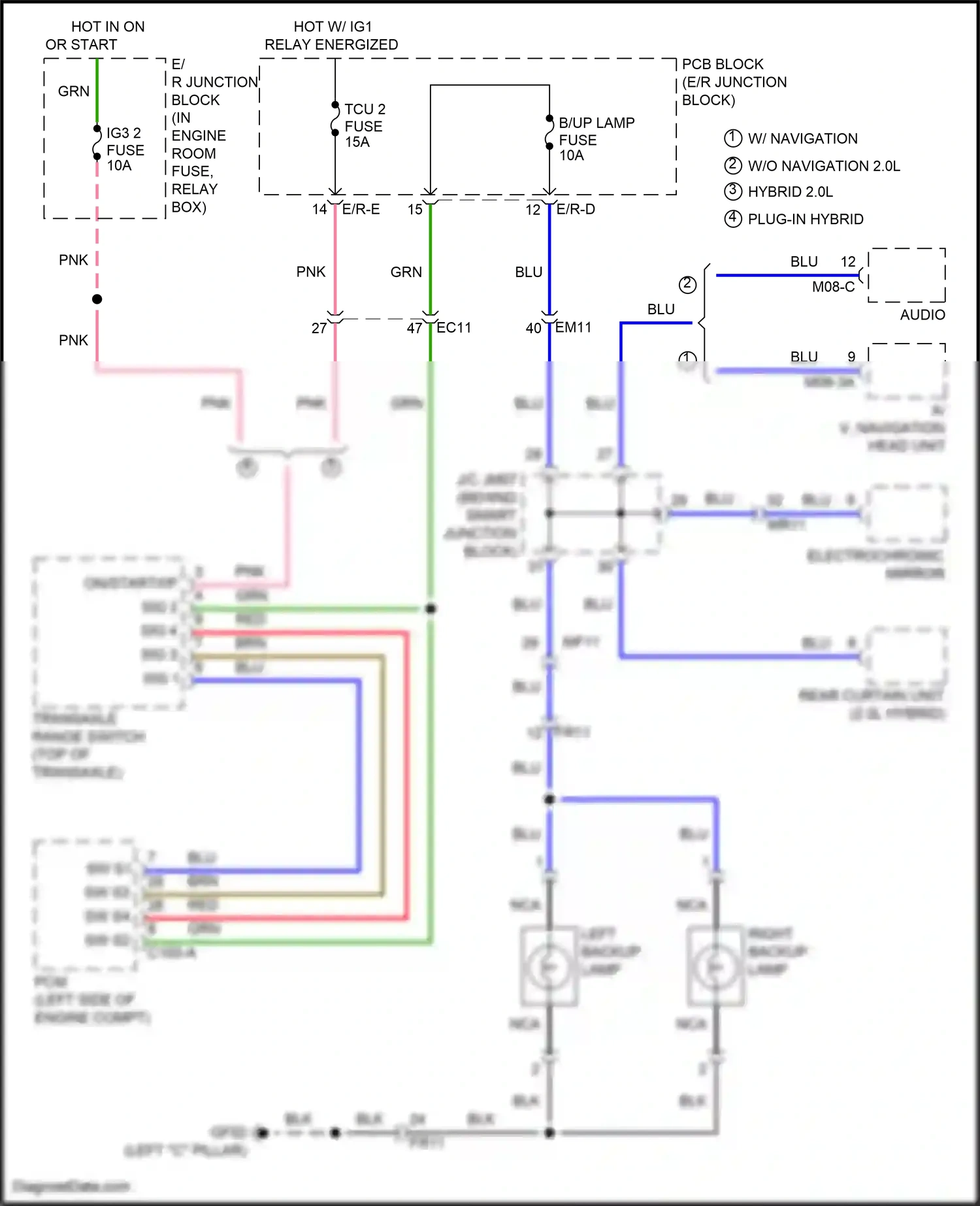 Wiring diagram brn for Hyundai Sonata VII (2014-2017) (132 of 259)