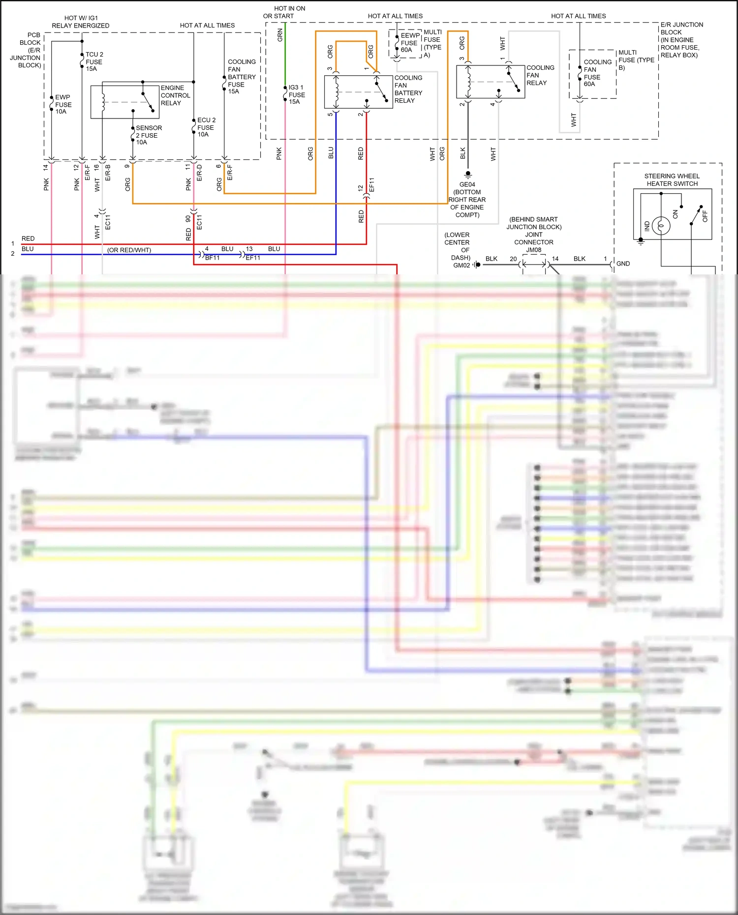 Wiring diagram brn for Hyundai Sonata VII (2014-2017) (213 of 259)
