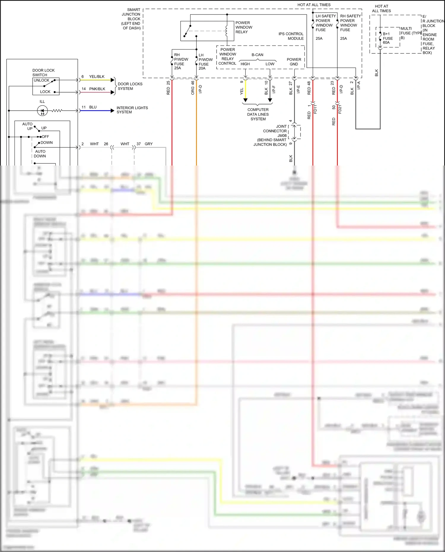 Wiring diagram brn for Hyundai Sonata VII (2014-2017) (80 of 259)