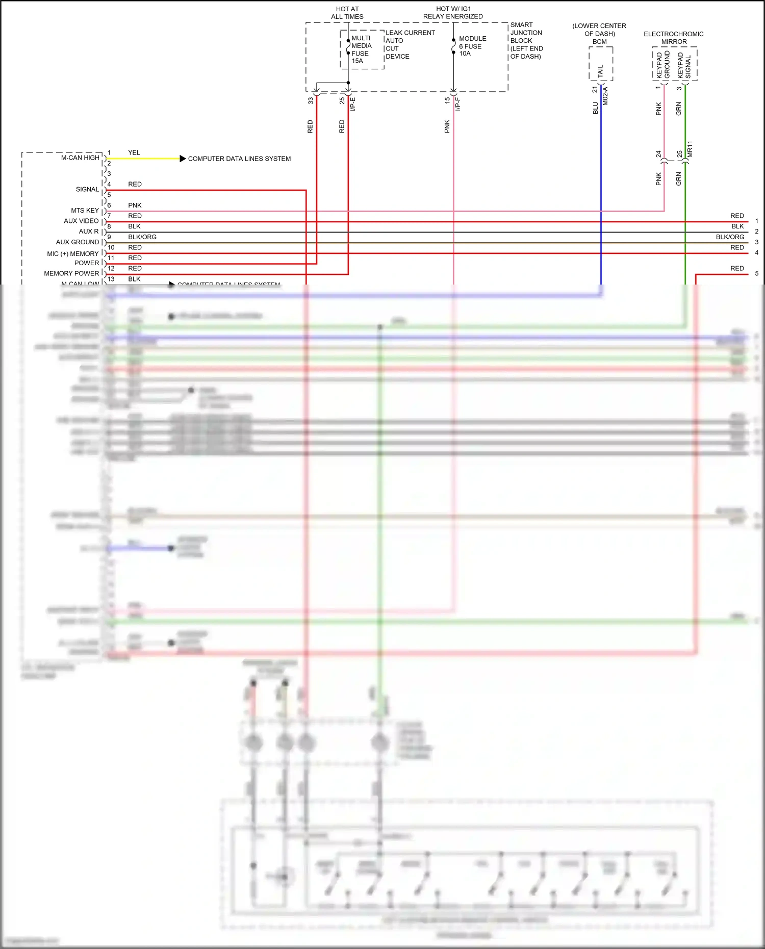Wiring diagram brn for Hyundai Sonata VII (2014-2017) (37 of 259)