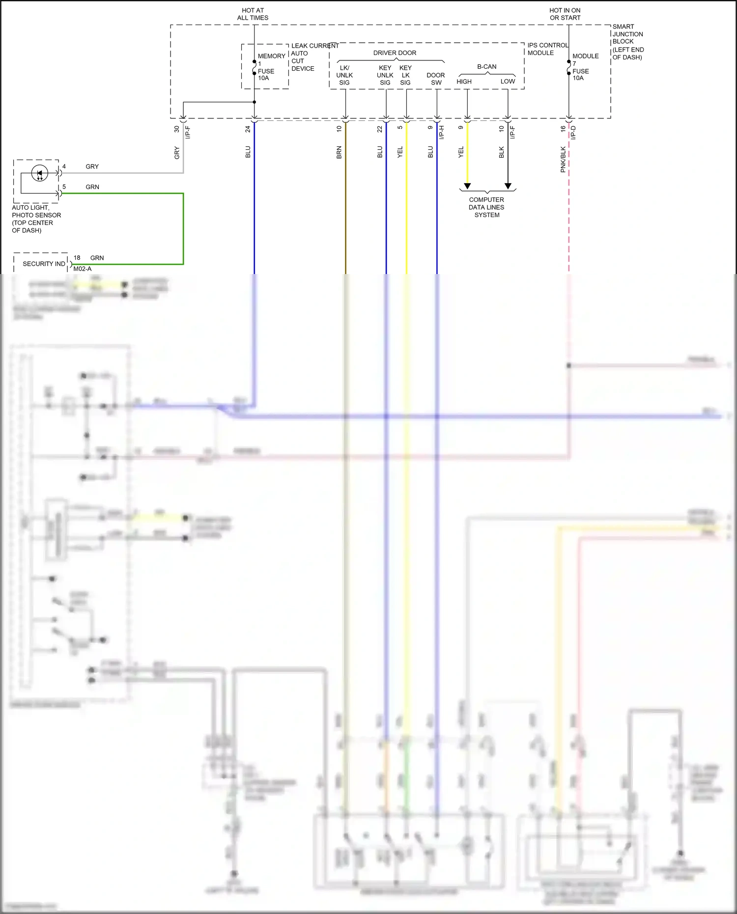 Wiring diagram brn for Hyundai Sonata VII (2014-2017) (51 of 259)