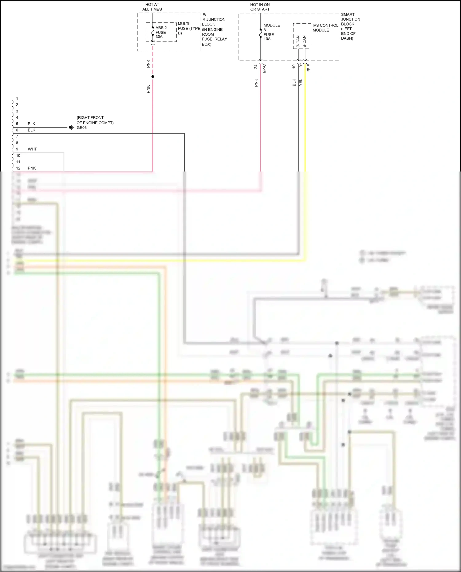 Wiring diagram brn for Hyundai Sonata VII (2014-2017) (78 of 259)